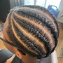 Kid's Natural Hair (Ponytail/ Braids/ Cornrows)