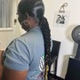 Sleek Ponytail Wand Curls/crimps