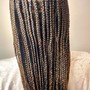 Medium Knotless braids