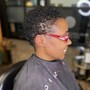 Women's Tapered Hair Cut