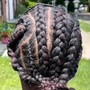 Feed in braids