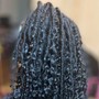 Individual in the front Crochet Braids