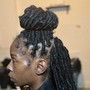 Individual in the front Crochet Braids