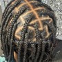 Kid's knotless braids large