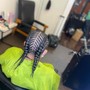 Two feed-ins braids