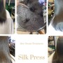 Silk Press Updo