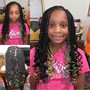 Large lemonade braids hair included