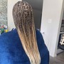 Box Braids medium midback