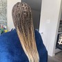 Box Braids small midback