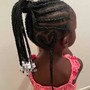 Kids styled Cornrows