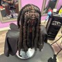 Loc Style mid back lenght