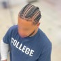 Men’s Large Straight Back Braids