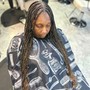 Small knotless Box Braids