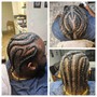 Cornrows with extention