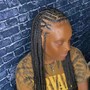 Braided Baldie (NO WEAVE only natural hair)