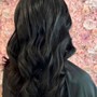 Blowout On Natural Straight or Wavy Hair