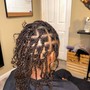 Box braid or two strand twist Extension (feed in)