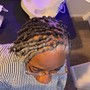 Shaved Sides Loc retwist