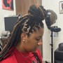 Med Knotless Braids