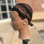 Cornrows on NATURAL HAIR