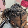 Feed in cornrows