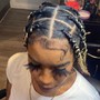 Feed in braids 4-6