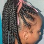 Kid's Medium Knotless Braids