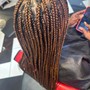 Knotless box braids