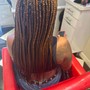 Knotless box braids