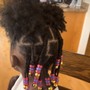 Kid's Braids with added hair