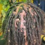 Opalite Crystal Beads Locs / braids