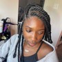 Braids or faux locs touchup