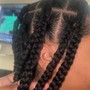 Men’s Large individual braids/ twist