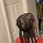 Small knotless Braids