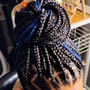 Knotless boho Braids bob cut