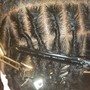 Dread or Loc Re-Twist with (Shampoo/Condition and Steam Treatment)