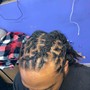 Faux Locs over Locs with Retwist