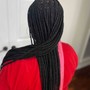 BOX BRAIDS: Midback Medium