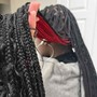 BOX BRAIDS: Midback Medium