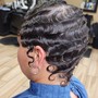 (NH) Two Strand Flat Twists Updo