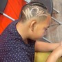 Hair art (designs) without hair cut