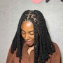 Small Waist Length Goddess Box Braids