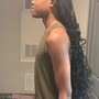 French Curl braids( box or knotless)