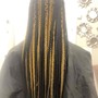 Senegalese twist  mid backAND KINKY twist,