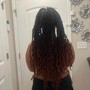 Senegalese twist  mid backAND KINKY twist,