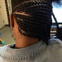 Blunt Cut Ponytail