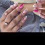 French tip Bling set