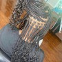 Braids in front sew-in  back