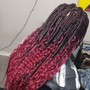 Large Knotless Goddess Braids