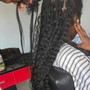 Before booking. Your natural hair must be 4 inches and above